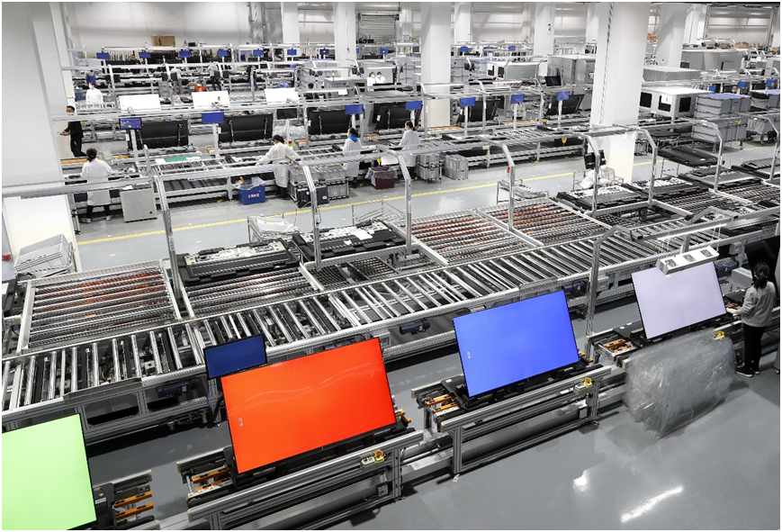 智慧賦能，標(biāo)桿引領(lǐng) 長虹智慧顯示工廠入選“2022年度智能制造示范工廠”